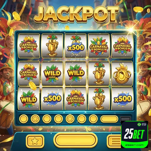 Jogador segurando celular com slots online e jackpots visíveis
